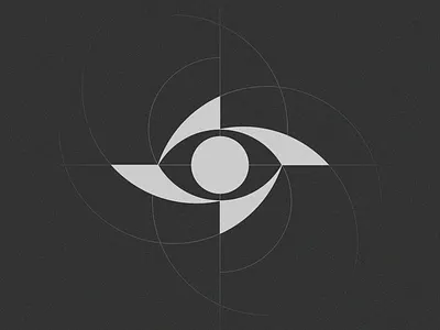 Eye 02 eye eyeball flat geometry grid grid construction grid design grid logo logo logogrid mark modernism modernist symbol