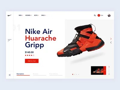 Shoes E-Commerce Site Product Page buy ecommerce ecommerce business ecommerce design ecommerce shop ecommerce website minimal online shop online shopping orange product shoes shoes website ui ux website