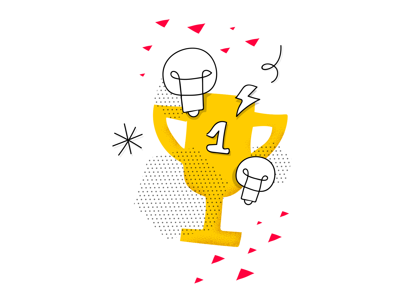 Example of Customer opinion value concept illustration