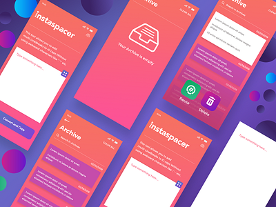 Instaspacer archive caption dailyui instagram mobile app sidekick digital uichallange uiux weeklyui