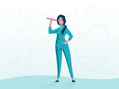 Industrial Designer abstract characters clean design geometric illustration illustrator vectors