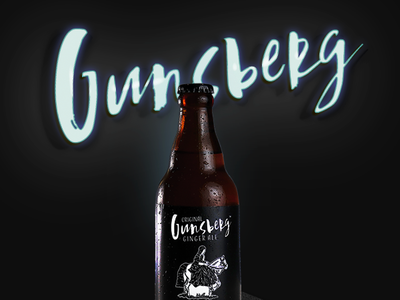 Gunsberg Presentation 1 black branding design font illustration logo typography