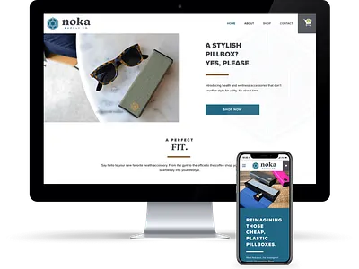 Noka Supply brand identity branding design logo medical design product branding product design web web design