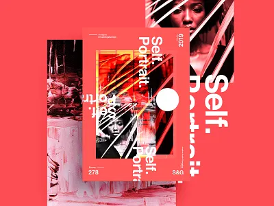 S&Go.278.Self Portrait. adobe art collage collageart color gradient illustration love photoshop poster posterdesign retro swiss texture type typography vector