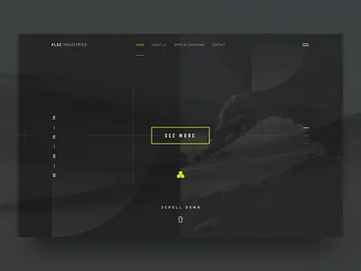 Klee Industries Splash Page app dashboard design desktop illustration interface landing typography ui users ux