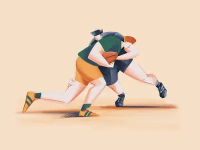 Sketches - sport characer charachter design colors football guys illustration illustrator ipad pro rugby run sail ho studio sho studio sketch soccer sport