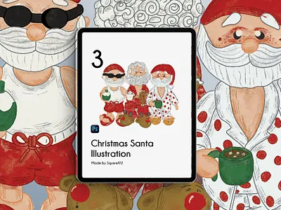 Christmas Santa Illustration art design illustration