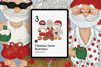 Christmas Santa Illustration art design illustration