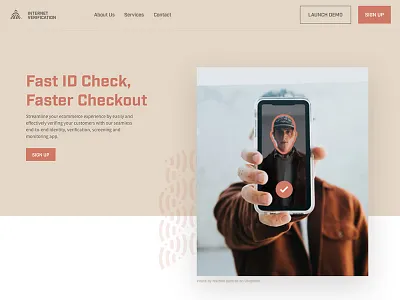 Internet Verification hero invision shadow sketch ui ui design ux ux design web design websites