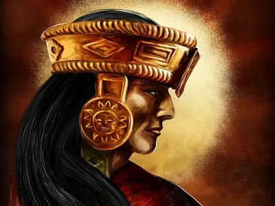 Inca brushes drawing inca photoshop wacom