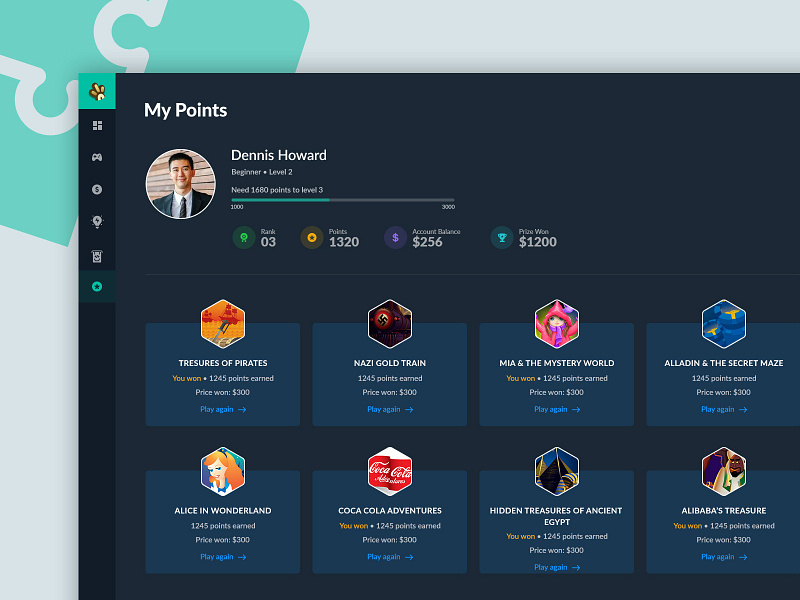 Game Points app black clean design flat game icon illustration minimal points simple typogaphy ui ux web website
