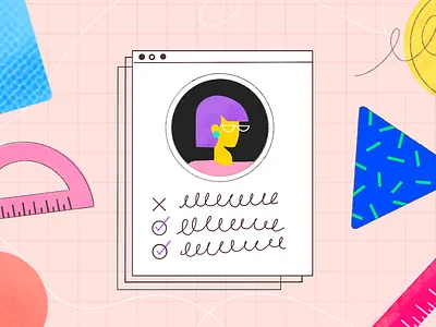 Blog illustration: Design Hiring application candidates design hiring employment hire hiring illustrator interview job job application jobs procreate product designer