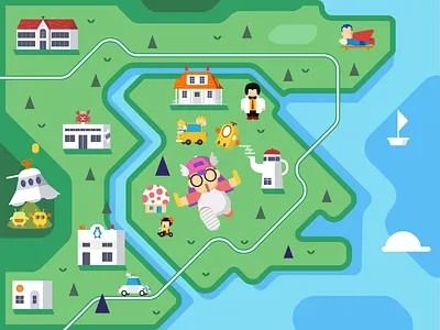 Arale arale illustration