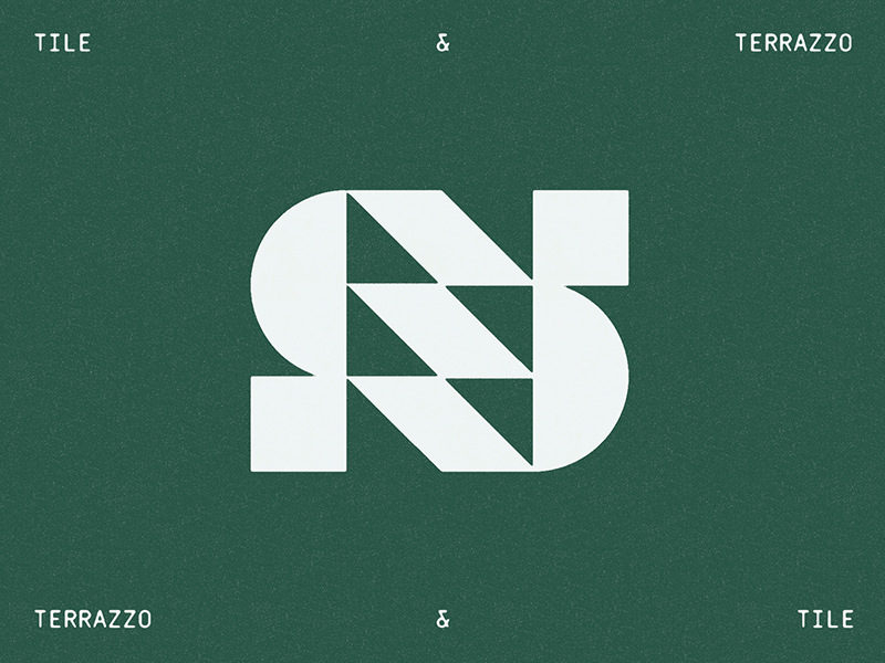 S marks the spot branding diamond identitiy identity letters logo monogram philadelphia retro tile typography vintage