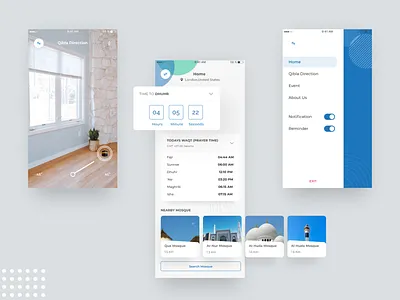Case Study || Moslem App 2d appdesign art branding case study clean design figma icon ios simple ui ux
