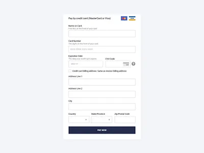 Credit Card Form PSD button credit credit card form design download form free psd ui vector