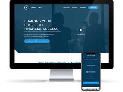 Compass East brand identity branding logo nashville web web design