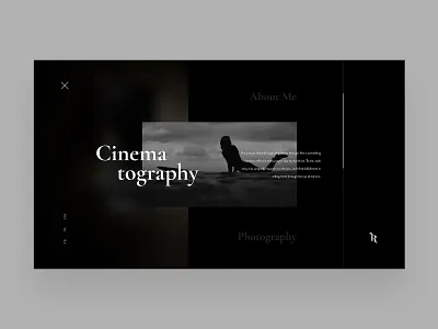 Josh Rowe cinema cinematography design product concept ui uidesign ux uxdesign web website