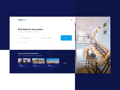Booking.com brand design interaction ui ui design ux ux design web web design