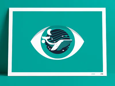 IFAW Whale Poster Pitch animal atlanta client eye gift nebo poster print whale