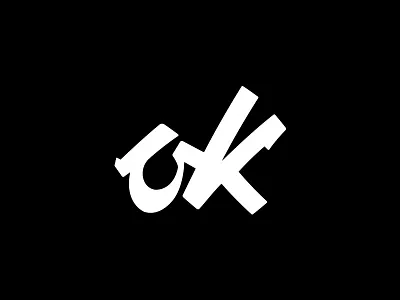 ok handwriting script typography