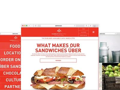 Hannah's Bretzel responsive ui