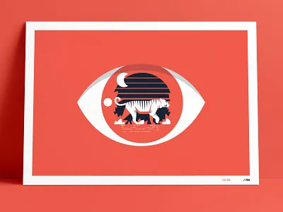 IFAW Tiger Poster Pitch animal atlanat client eye gift nebo poster print tiger