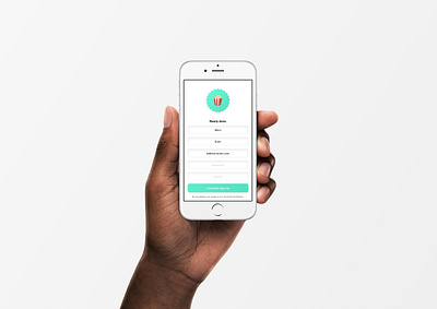 Onboarding - Sinemia App cinema email emoji form in minimal movie movies onboarding sign up white