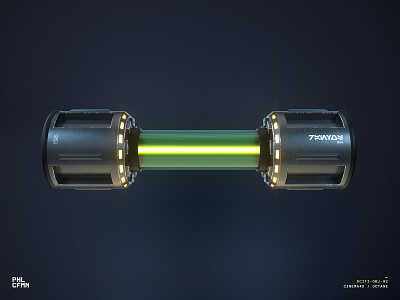 SciFi Obj 02 3d c4d octane practice sci fi