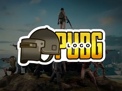 PUBG Logo + Mockup appareal apparel clothes color fps game icon illustration inspiration logo mascot mobile mockup pubg simple stroke vector