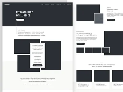 Homepage Wireframe black white consulting content strategy design hi fi wire high fidelity homepage landing page mockup research ui ux web website wireframe