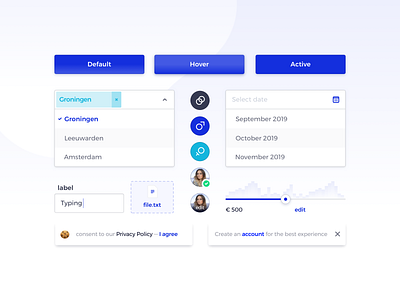 deHuyskamer — Styleguide colours designsystem component design system designsystem guidelines minimal patterns styleguide stylekit ui kit
