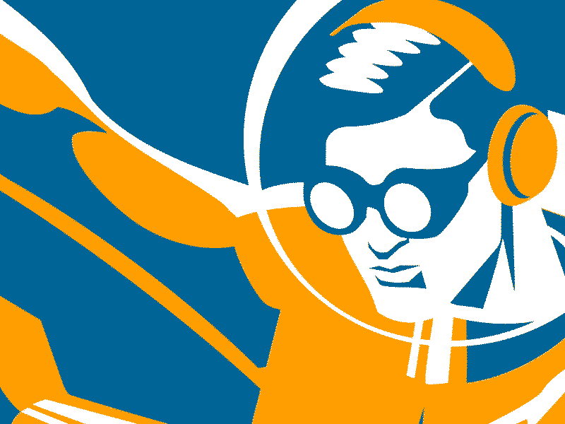 Vivify Ideas, a new frontier branding character characters illustration logo movie retro simple tshirt vector