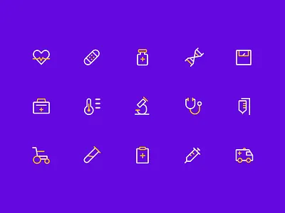 Medical Icon app color design icon illustration logo ui vector