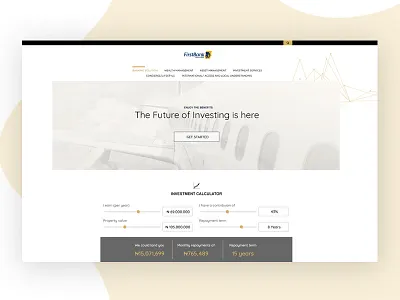 First Bank Nigeria - Home Page, early concept branding design finance business illustration typography ui ux ui design web