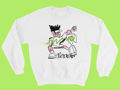Tennis® by me abstract apparel art clean clothing cute doodle goods illustration kikillo streetwear tennis