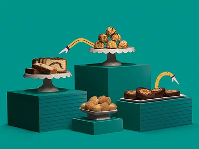 Liteful Foods Food Photography branding design dessert food identity illustration pattern photoshoot set styling tractorbeam