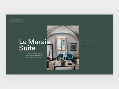 Luxury Hotel Header clean concept design detail header home minimal sanserif typography ui ux web web design website