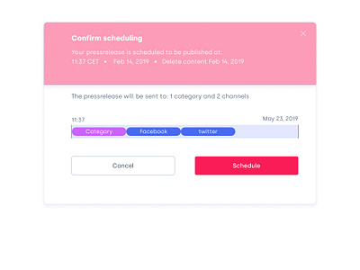 Calendar Scheduling card design cards design flat ui ux