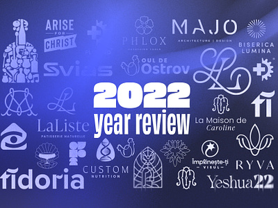 2022 year review brand branding elegant fashion food geometric geometry health identity illustration industrial industry logo minimalist monogram restaurant review simple tech