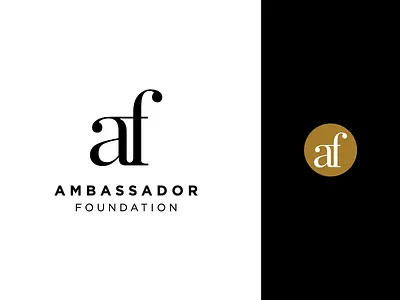 AF Ligature Logo af branding clean ligature ligatures logo minimal simple