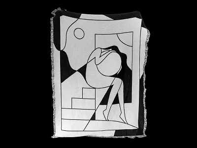 Throw — No 27 blanket throw woven