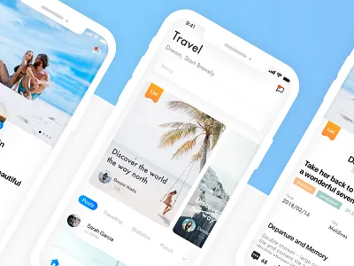 Travel APP UI Design ui 旅行 设计