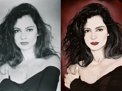 Fran Drescher ( The nanny) art artwork design digital digital 2d drawing fr frandrescher illustration illustration art krita nanny painting portrait art portrait design red thenanny woman woman illustration woman portrait