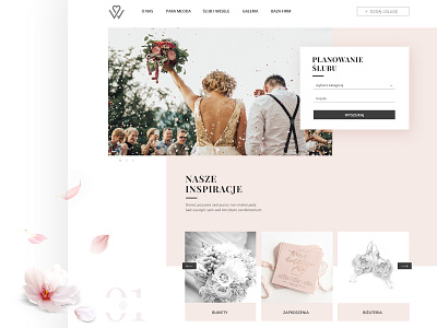 Wedding Planer - landing page landing landing design landing page minimal planner ui ux web website wedding