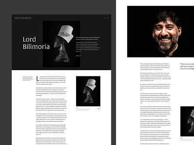 Article Detail article clean concept design detail magazine minimal serif typography ui ux web web design website