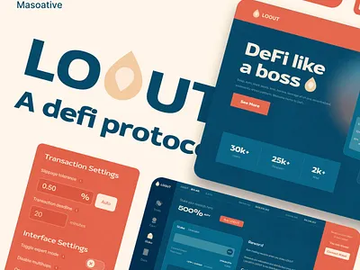 Defi App - Loout crypto crypto app crypto ui crypto user interface defi defi app mobile design nft nft app nft ui ui user interface