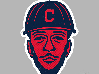 Cleveland x Kid Cudi athletics badge baseball branding design drawn flat grunge hand icon illustration logo retro sports sportsdesign typography vector vintage