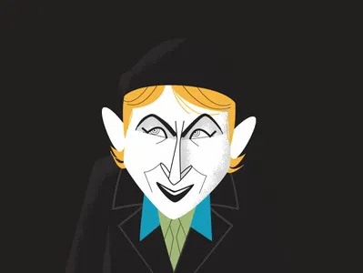 Mark Hollis adobe creative cloud adobe illustrator cc cartoon diego riselli fan art mark hollis singer talk talk vector vector illustration wacom cintiq