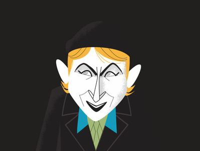Mark Hollis adobe creative cloud adobe illustrator cc cartoon diego riselli fan art mark hollis singer talk talk vector vector illustration wacom cintiq